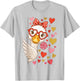 Cute Valentine Goose Coquette Funny Silly Goose Women T-Shirt - T-Shirt | Ash