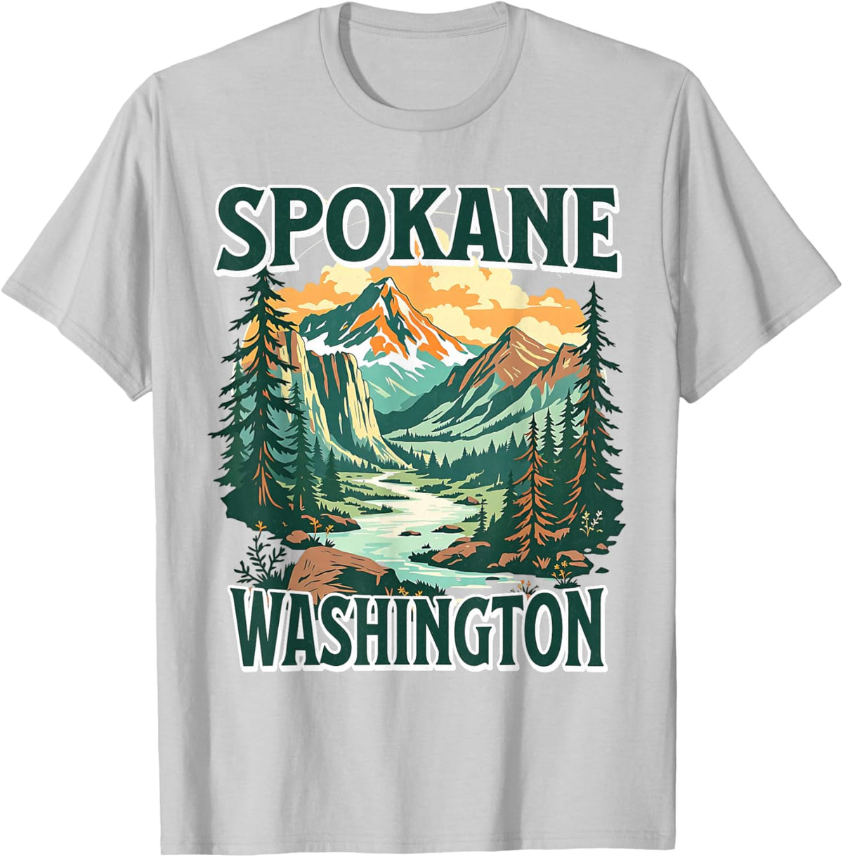 Spokane T-Shirt - T-Shirt | Ash