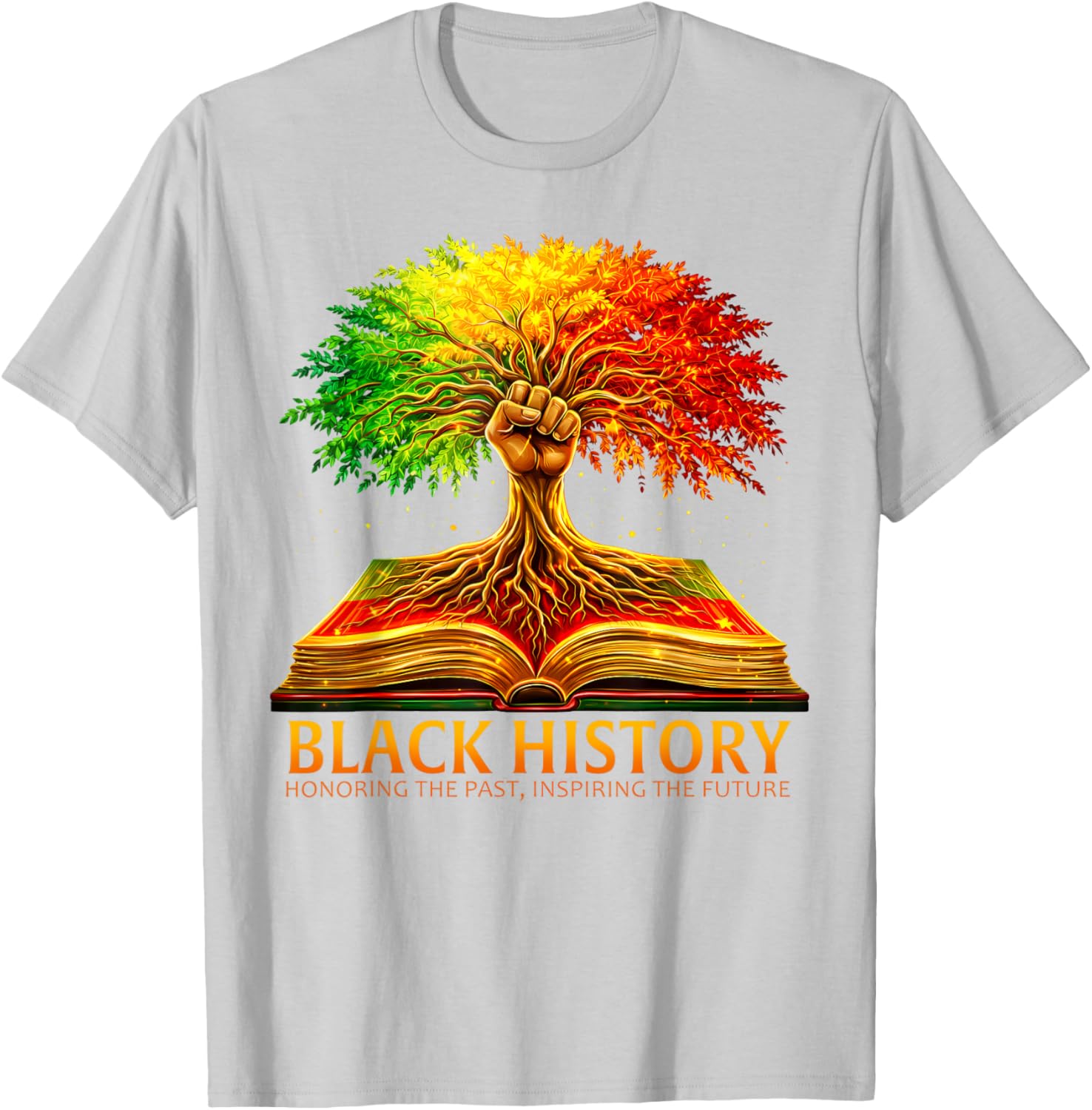 Black History Month African American Inspirational Men Women T-Shirt - T-Shirt | Ash