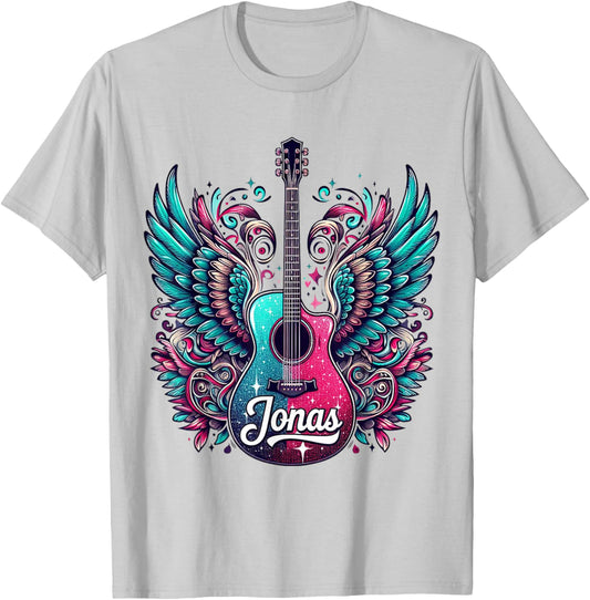 Retro Jonas Personalized First Name Jonas Groovy Men Women T-Shirt - T-Shirt | Ash