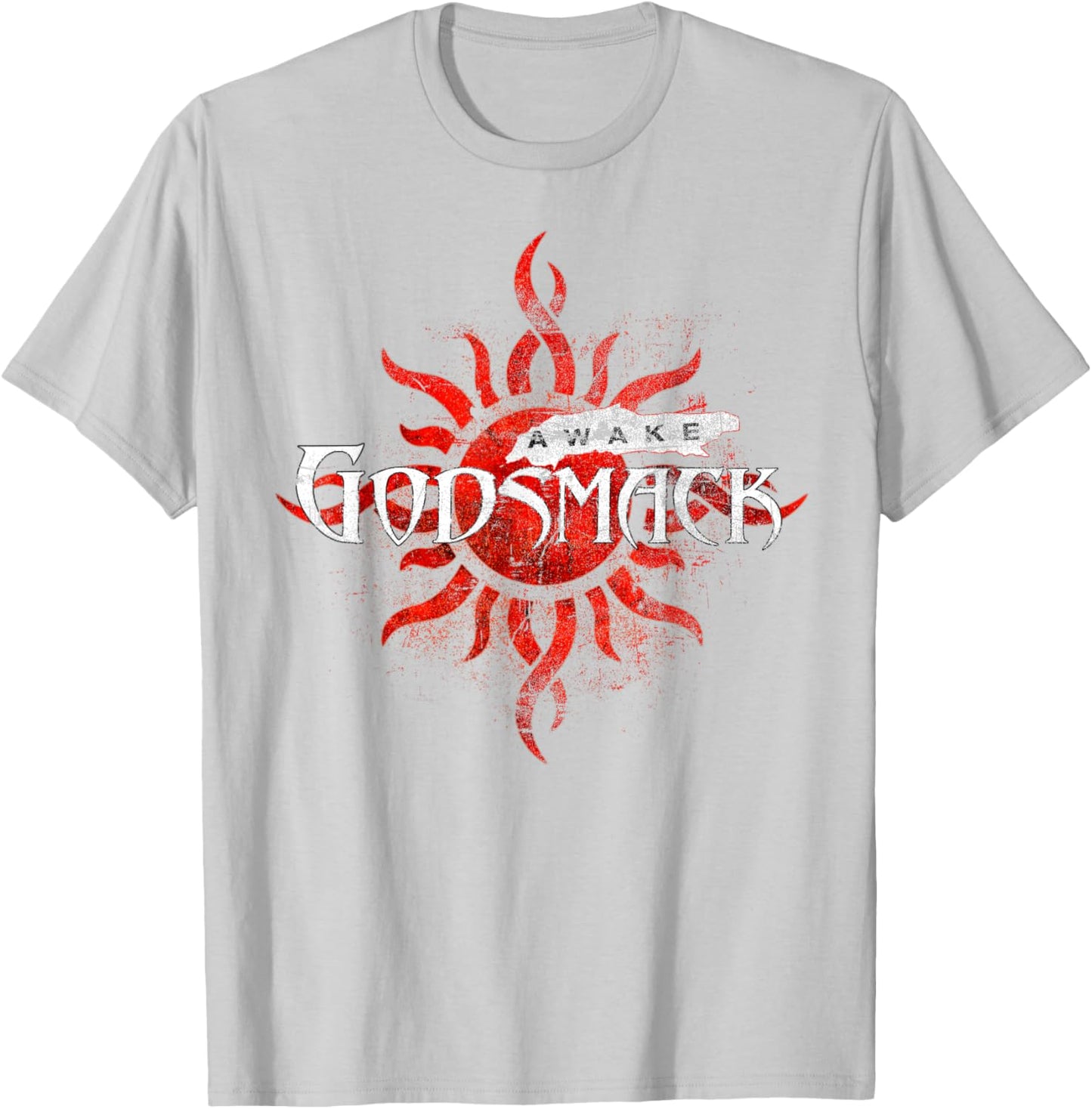 Godsmack Awake Sun 25th On White T-Shirt - T-Shirt | Ash