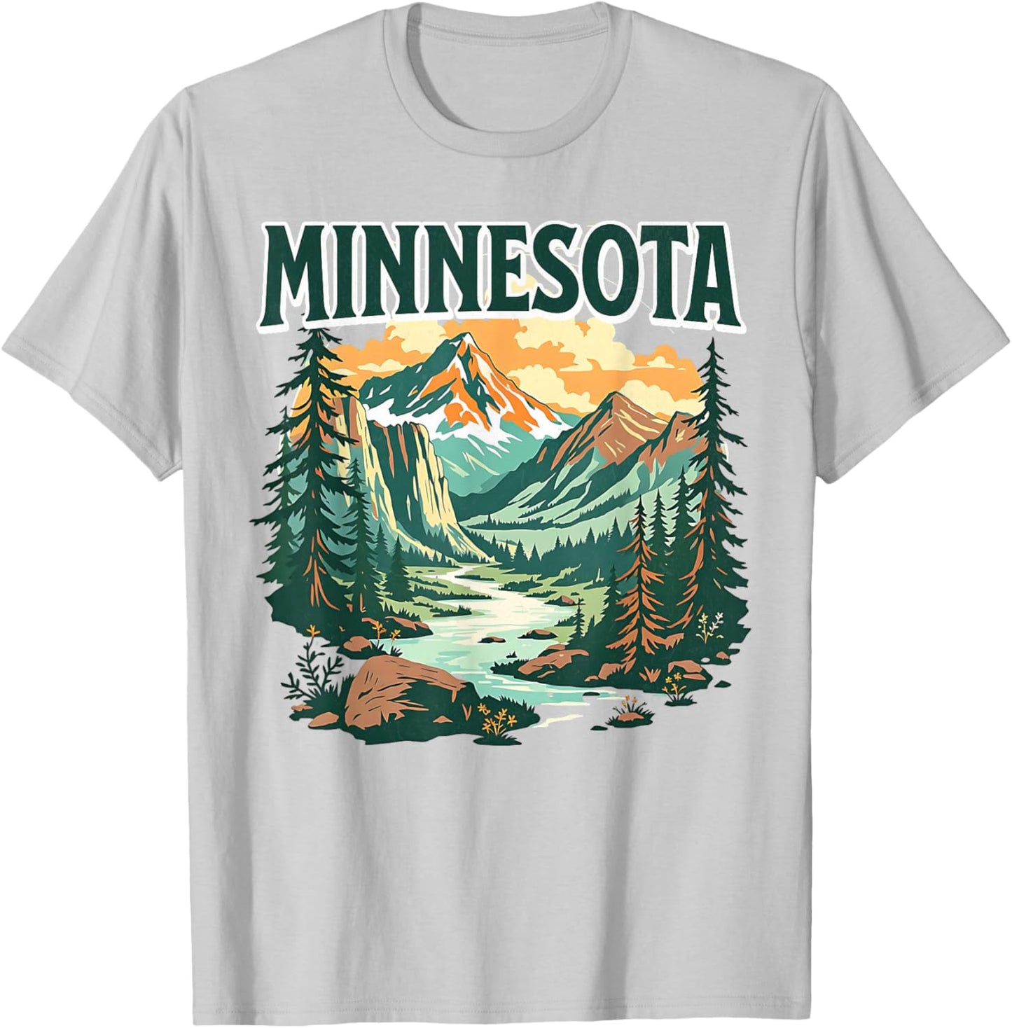 Minnesota T-Shirt - T-Shirt | Ash