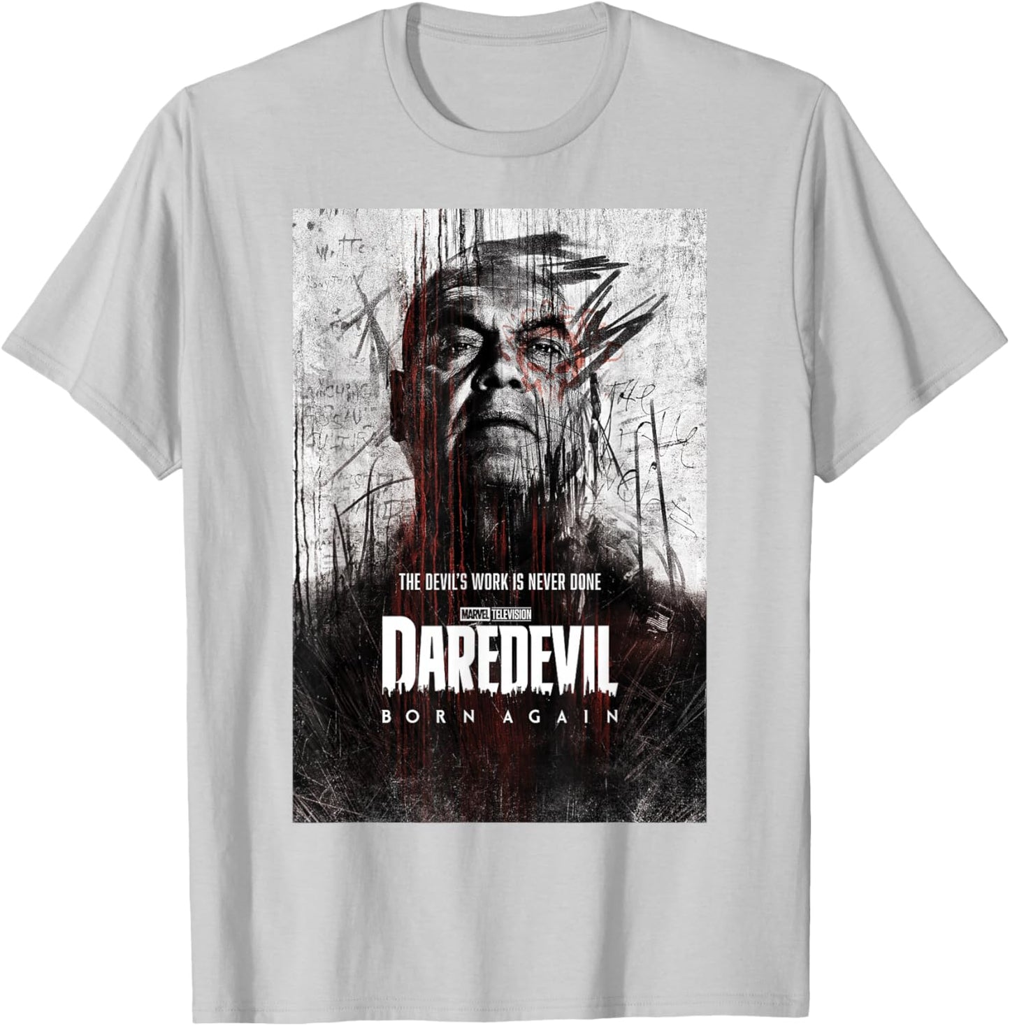 Marvel Daredevil: Born Again Season 1 Kingpin Poster T-Shirt - T-Shirt | Ash