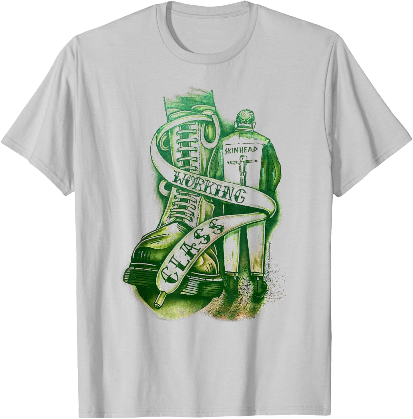 Working Class Skinhead T-Shirt - T-Shirt | Ash
