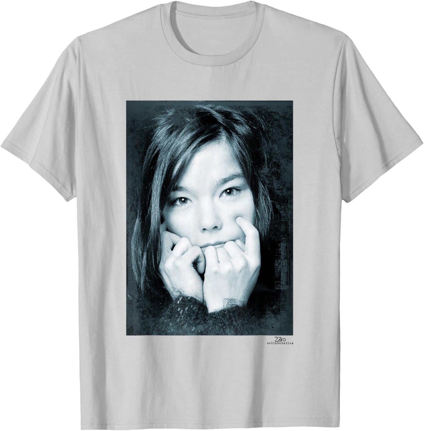 Bjork Debut Tour 1993 Portrait by Phil Nicholls T-Shirt - T-Shirt | Ash