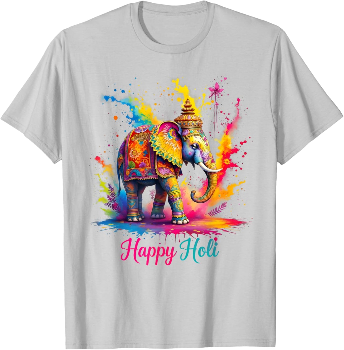 Color India Hindu T-Shirt - T-Shirt | Ash
