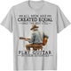 70th Birthday Guitar Best Play in Seventies Acoustic T-Shirt - T-Shirt | Ash
