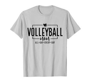 Volleyball Mom Cute Elegant Sports Graphic Mother Volleyball T-Shirt