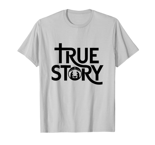 True Story Nativity Scene John 3:16 Christian Christmas T-Shirt