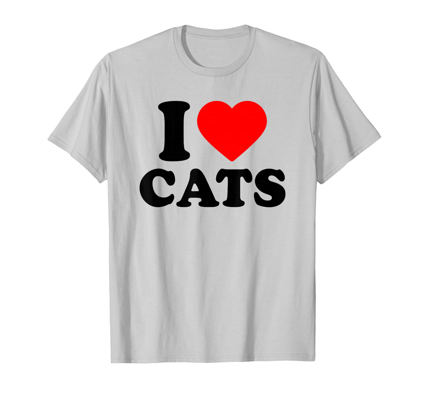 I Love Cats, I Heart Cats T-Shirt