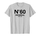 No 60 Original 60th Birthday Born in 1966 Sixtieth Retro T-Shirt