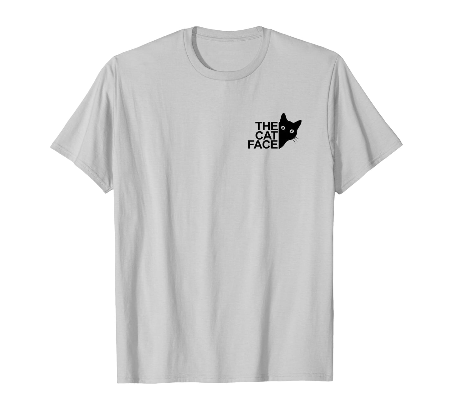 The Cat Face Funny Design Women Men Girl Boy Cute Kitty T-Shirt