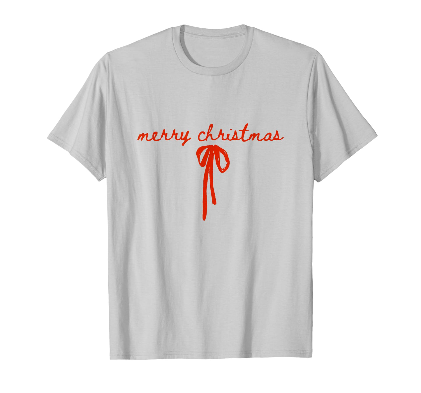 Coquette Bow Christmas Merry Christmas Xmas Family Pajama T-Shirt