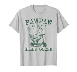 Pawpaw of The Silly Goose First Birthday Family Matching T-Shirt