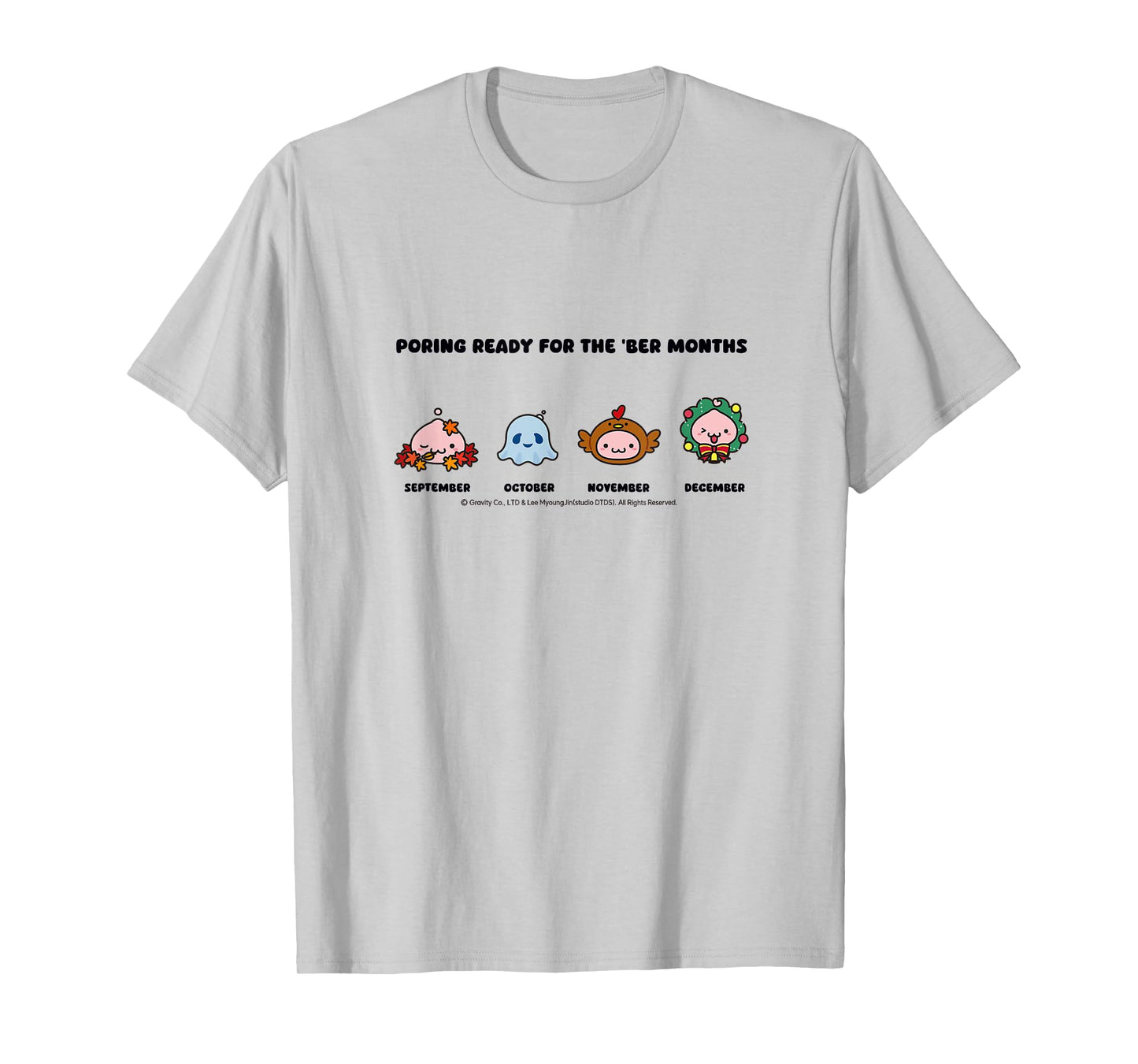 [2025 Christmas] Poring Ready for The ‘BER Months T-Shirt