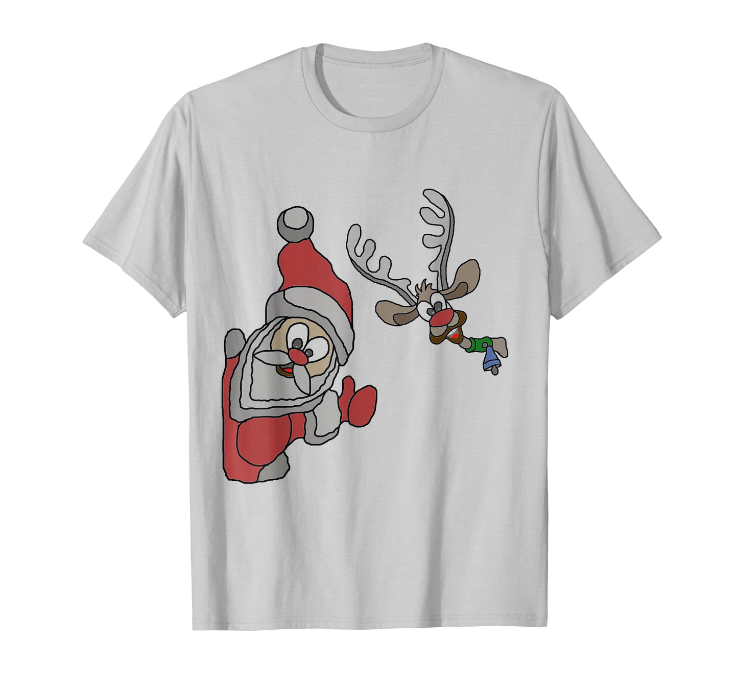 It's The Beautiful Christmas Time Santa Snowman Reindeer T-Shirt