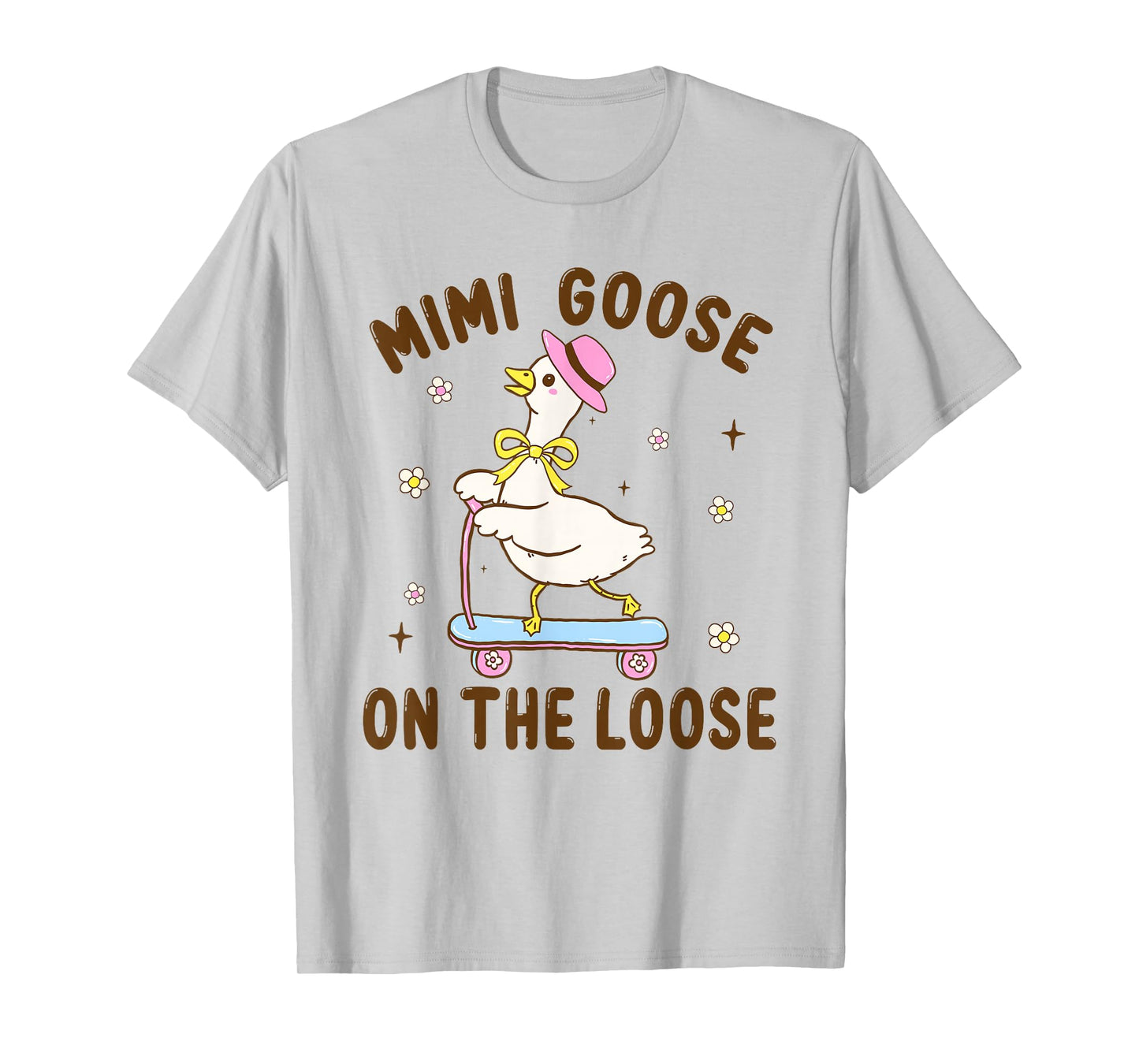 Mimi Goose On The Loose Funny Birthday Matching Family T-Shirt