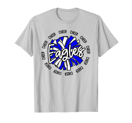 Blue Eagles Cheer Mom Cheerleading Team Squad Coach Eagle T-Shirt