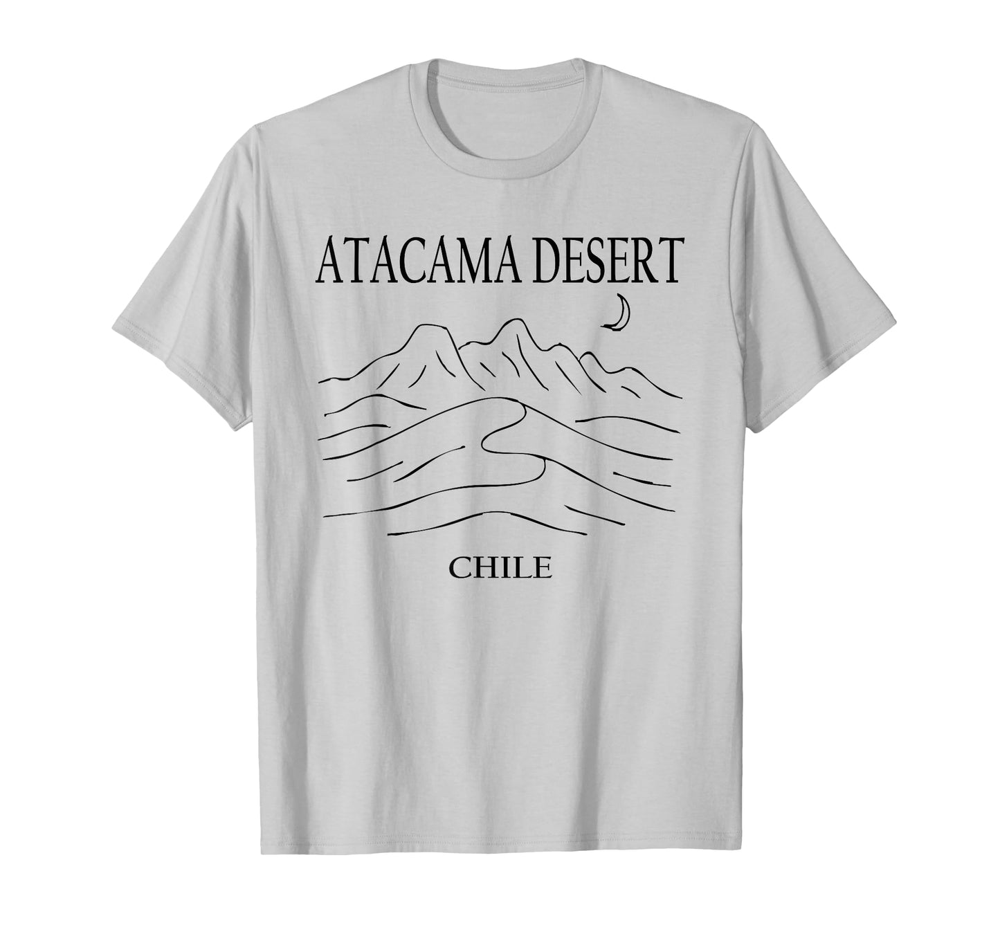 Atacama Desert Chile Minimalist City Skyline Travel Souvenir T-Shirt
