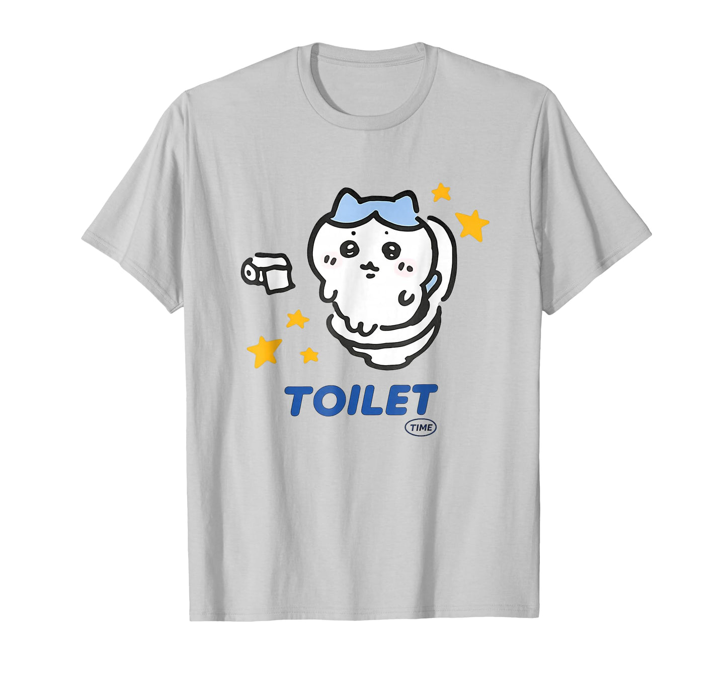Toilet Time Chikawa Meme Funny Tee T-Shirt