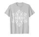 Snowflake Christmas Light Blue T-Shirt
