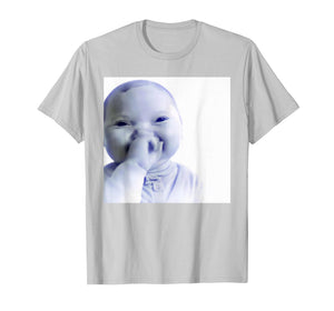 Funny Ai Baby Holding Laugh Meme T-Shirt