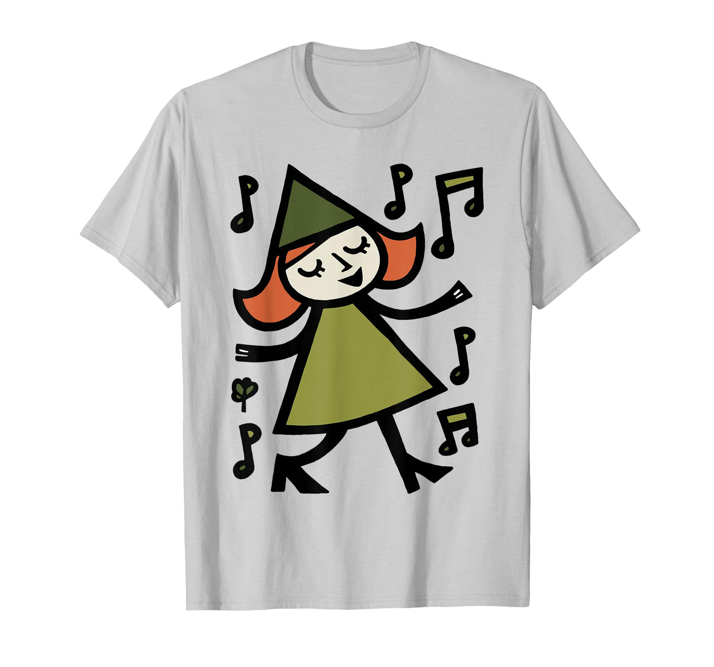 Singing Leprechaun Girl Irish St Patricks Day T-Shirt