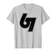 Vintage 6 7 Meme Six Seven Logo Namaste Funny Halloween T-Shirt