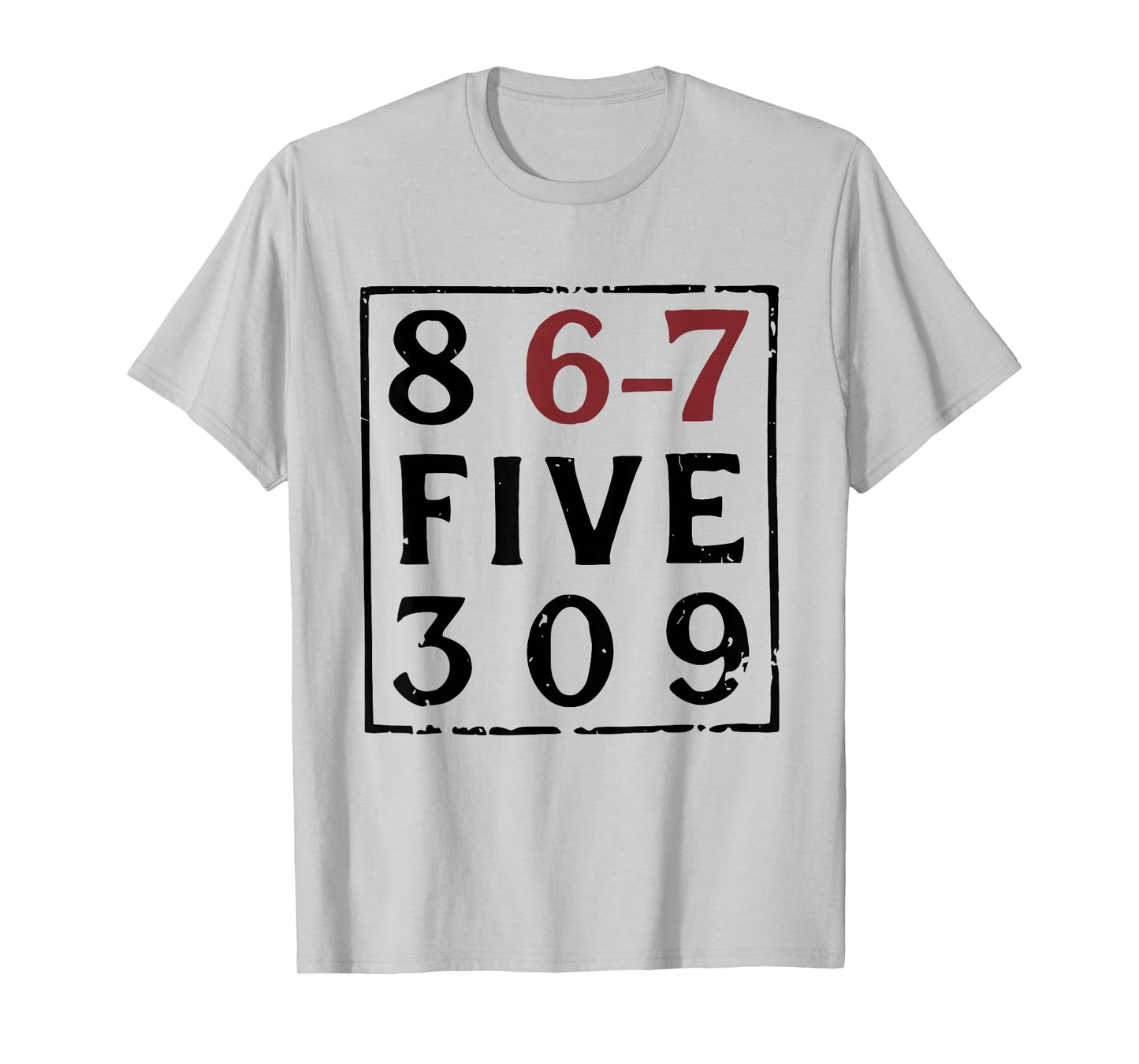 Vintage 80's Music 86-75309 Jenny 8675309 Six Seven 67 Meme T-Shirt