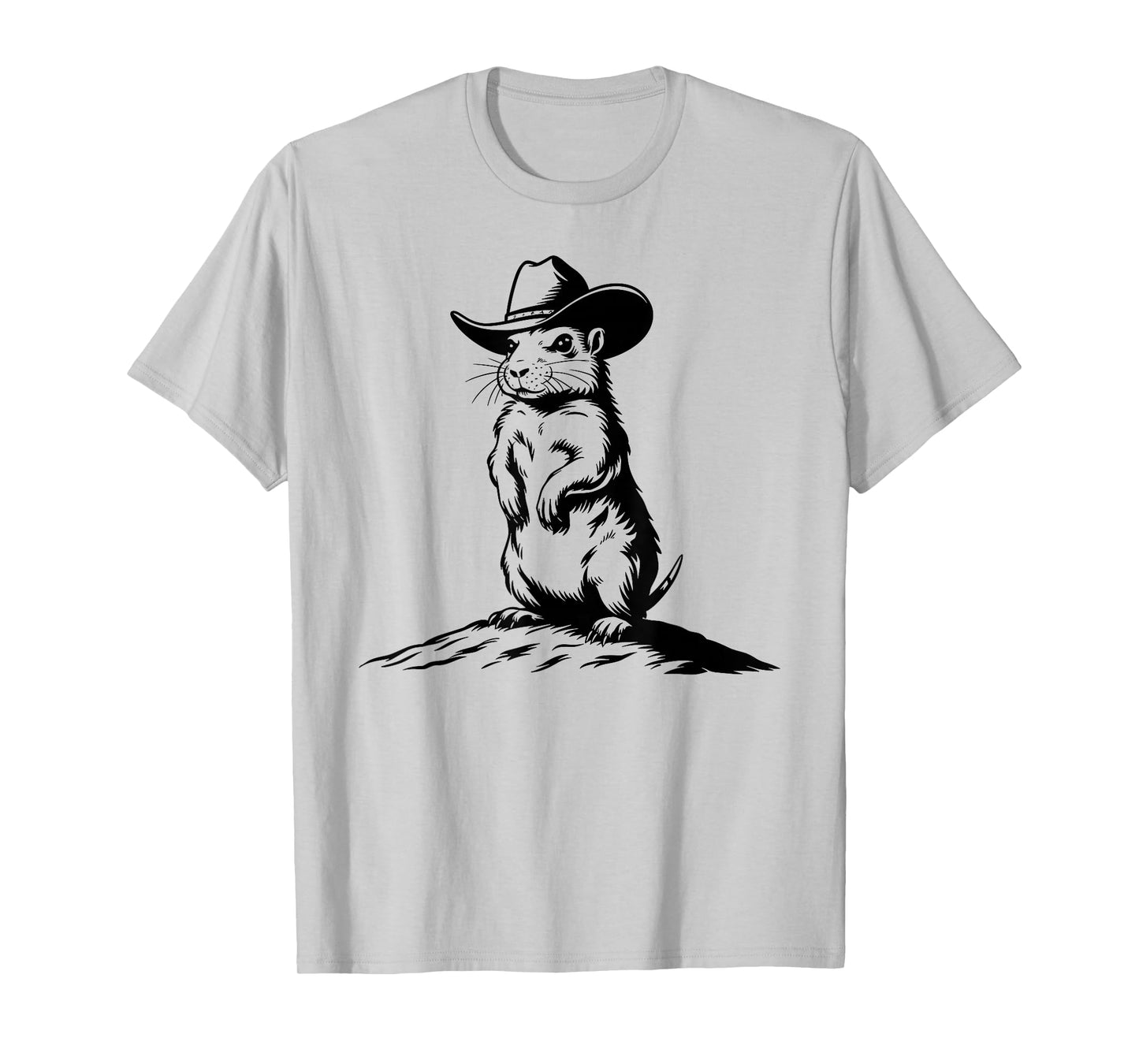 Funny Prairie Dog Cowboy Western Animal Lover Gift T-Shirt