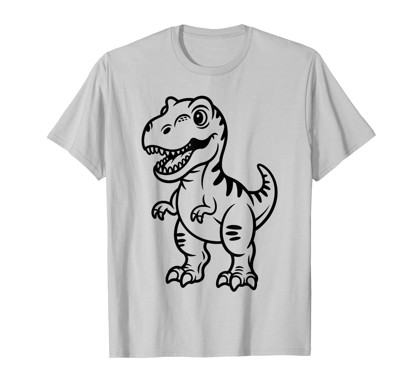 Coloring Dinosaurs and Painting Them Yourself T-Shirt