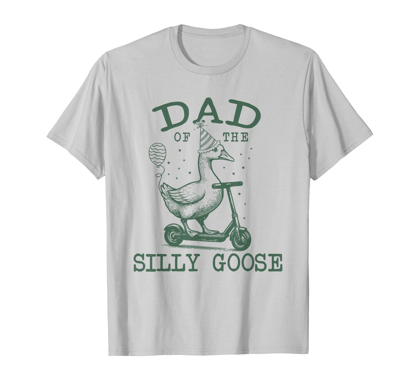 Dad of The Silly Goose First Birthday Family Matching T-Shirt