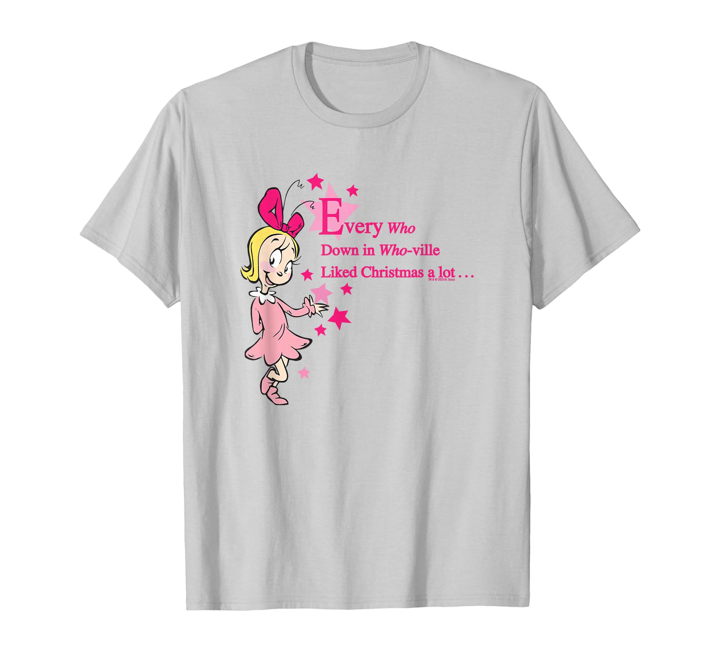 Grinch Cindy Lou Who Christmas Officially Licensed T-Shirt