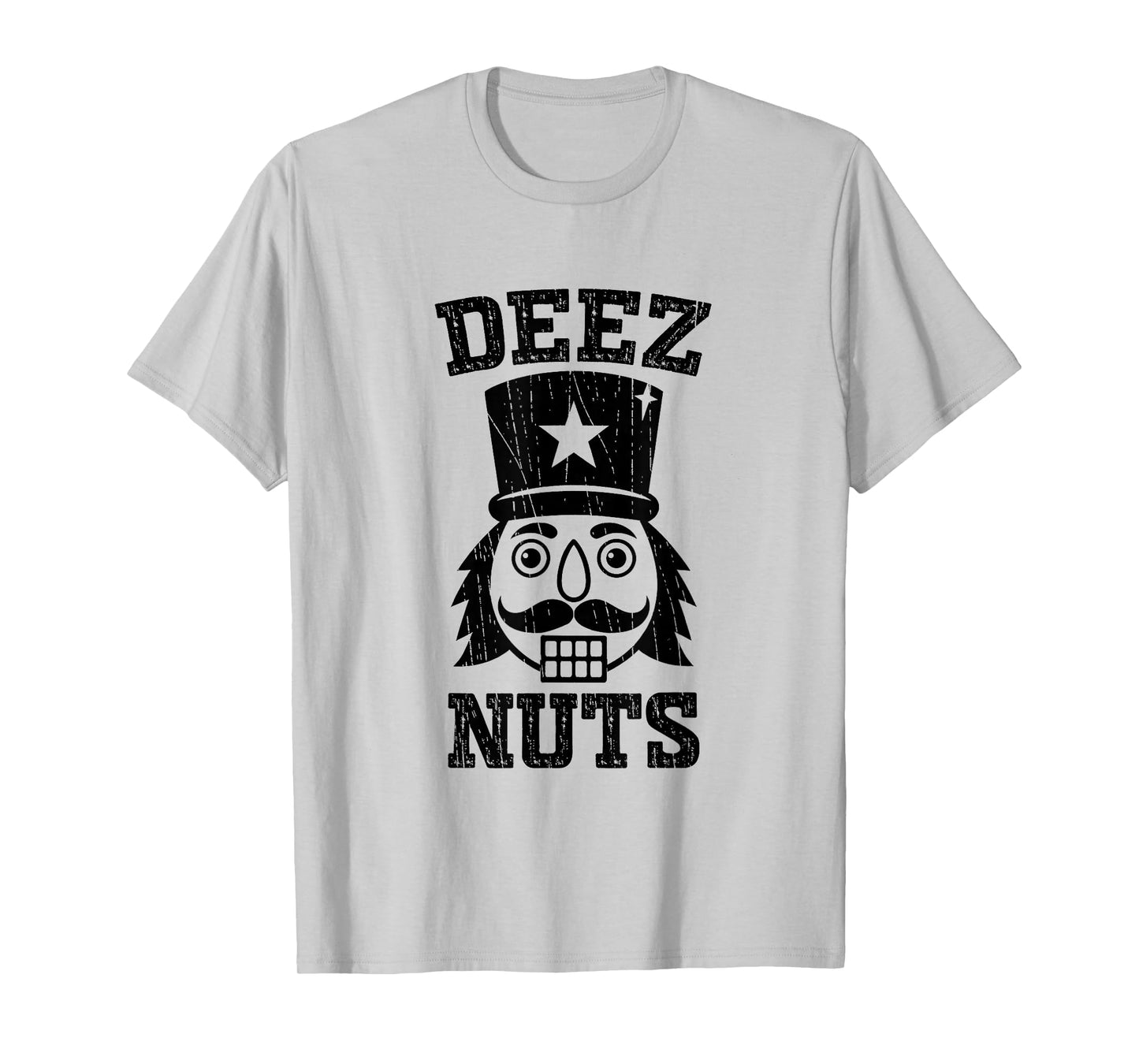 Deez-Nuts Christmas Nutcracker Adult Humor Xmas Pun Men Joke T-Shirt