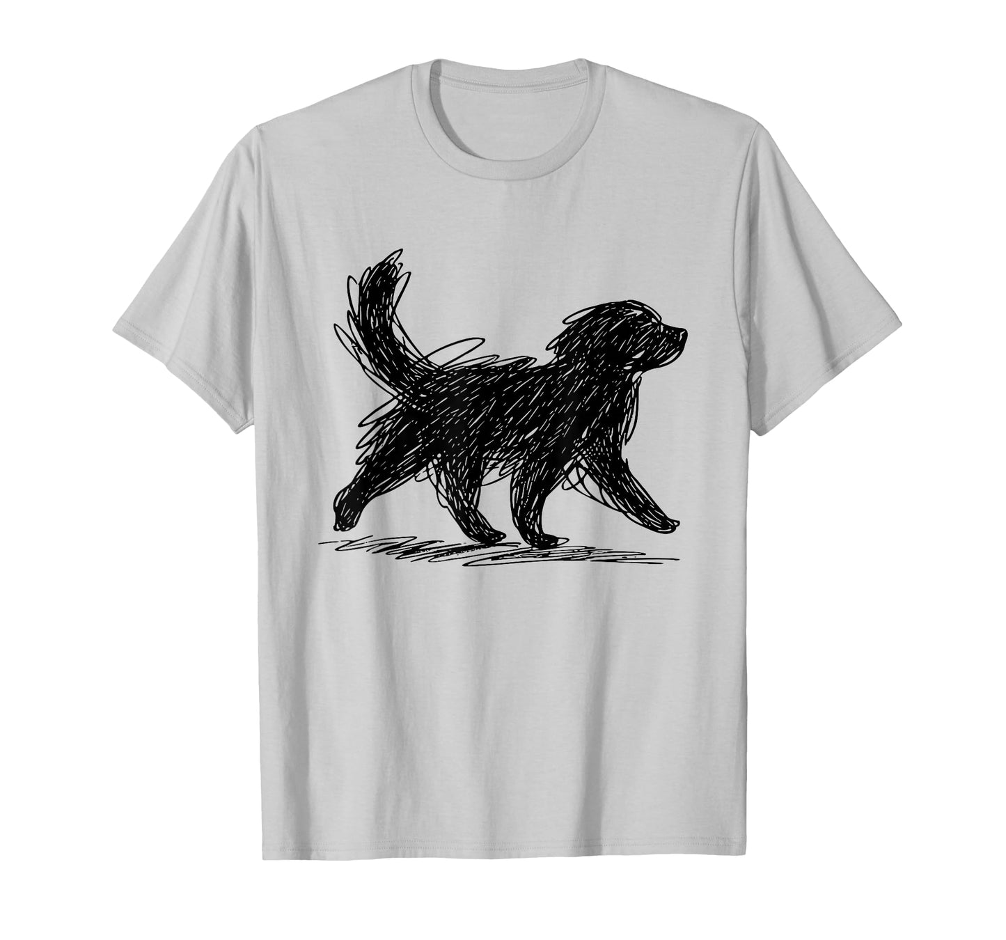 Minimalist Dog Art T-Shirt