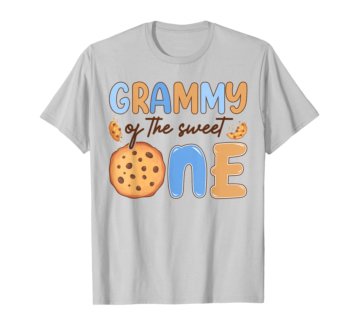 Grammy of The Sweet One Cookies and Milk Birthday Party T-Shirt