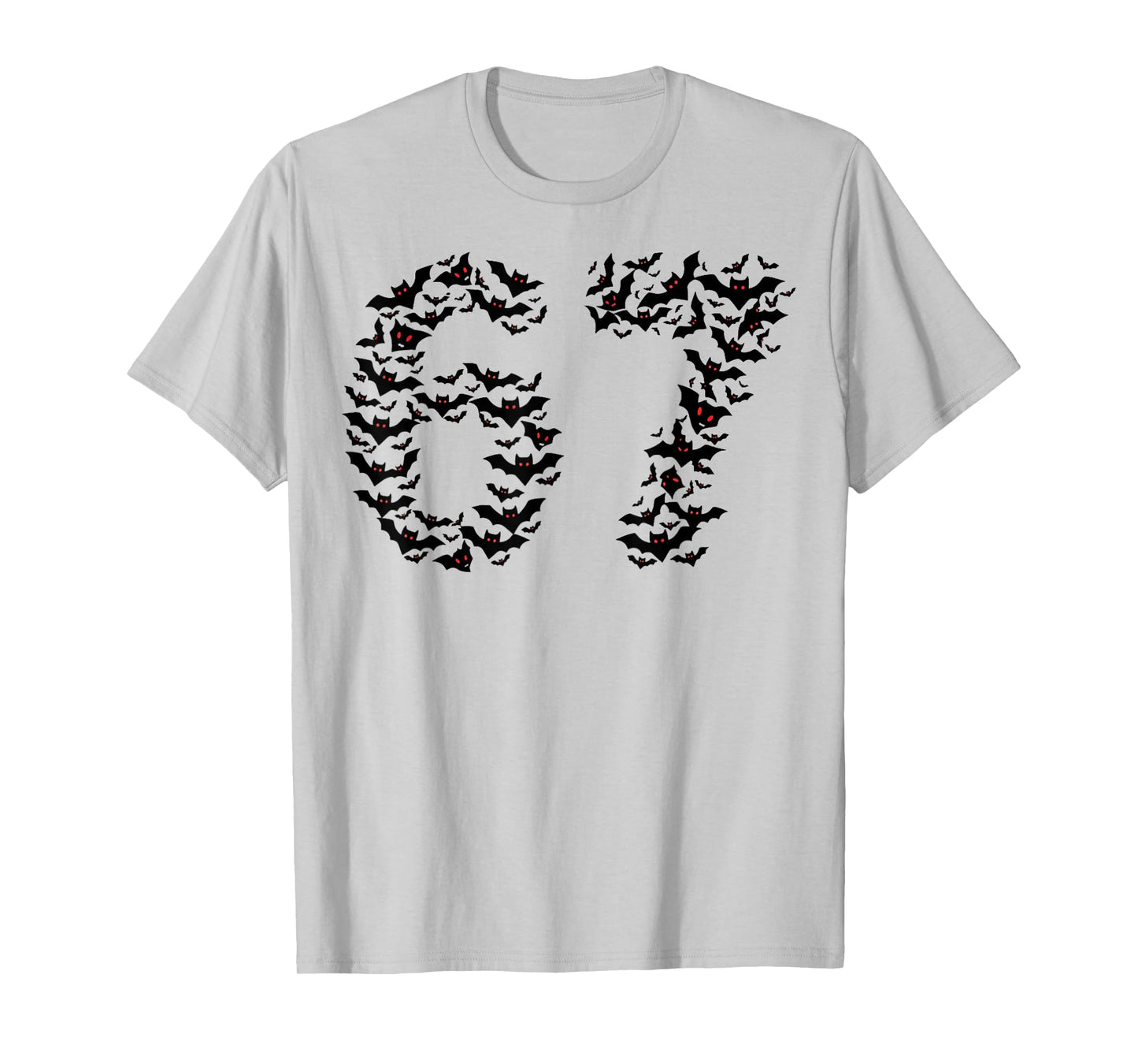 Spooky Halloween Bats Six Seven 67 6-7 Fun Costume T-Shirt