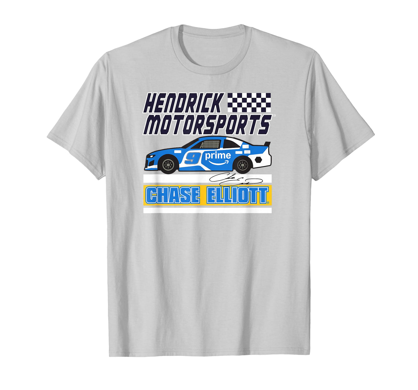 Hendrick Motorsports Chase Elliott 9 Signature Orange T-Shirt