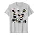 Cute Anime Soot Man Ball with Colourful Sugar Stars T-Shirt