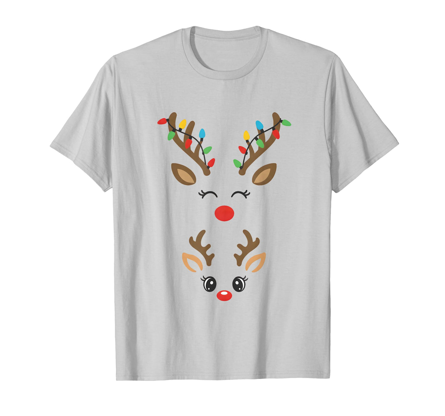 Funny Christmas Pregnancy Reindeer Pregnancy Announcement T-Shirt