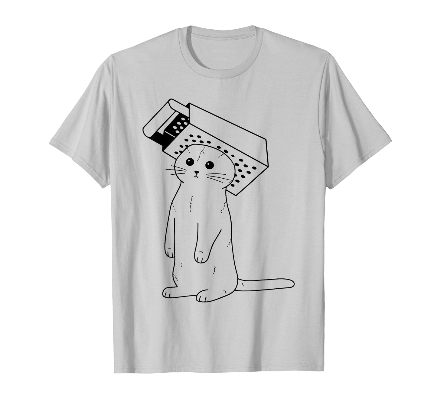 Cheese Grater Cat Humor and Love for Cats T-Shirt