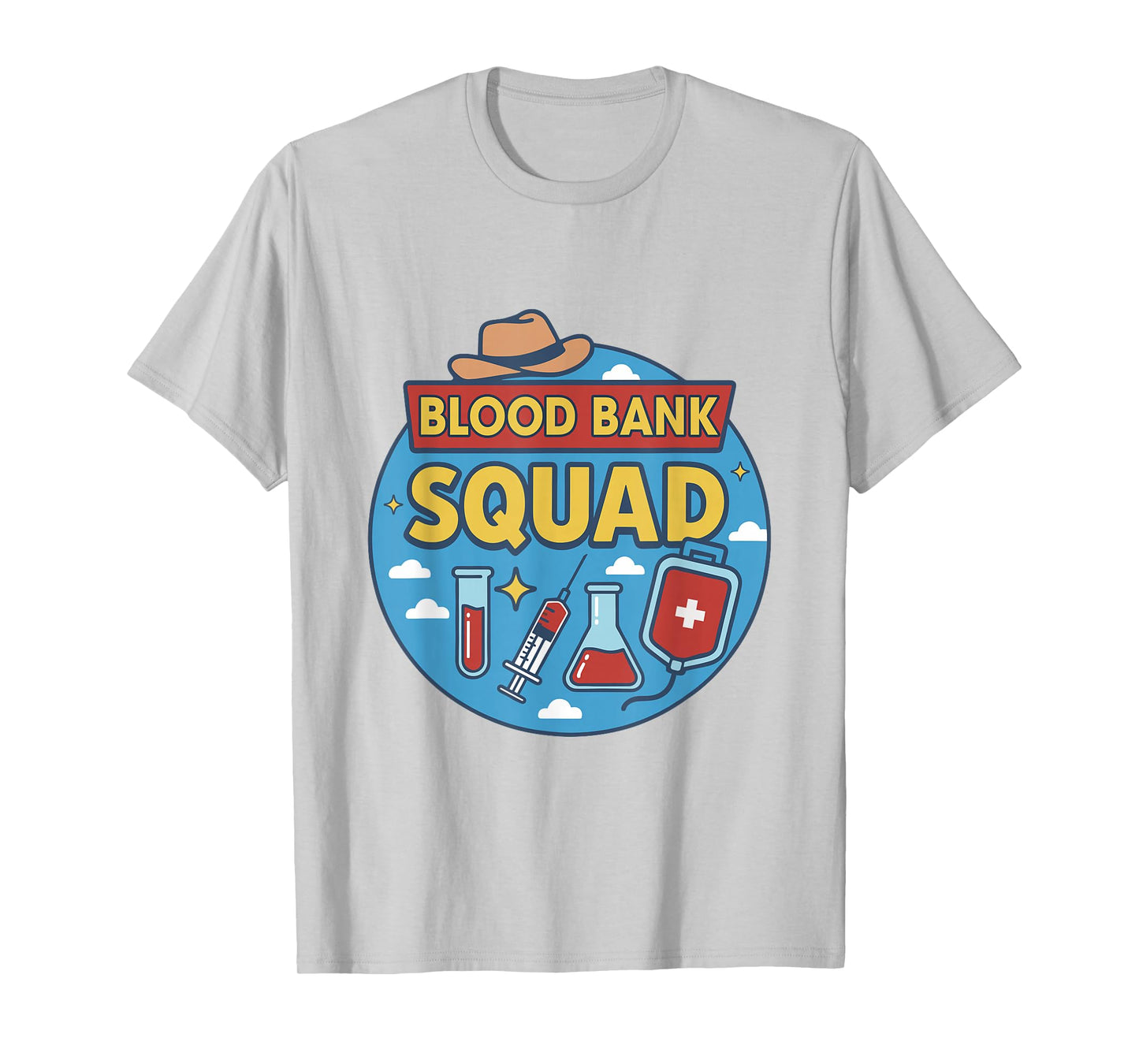 Blood Bank Squad Lab Week 2026 Scientist Apparel Chemistry T-Shirt