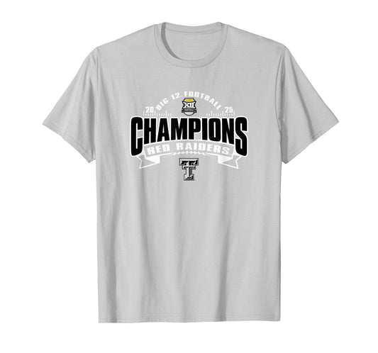 Texas Tech Red Raiders Big 12 Champs 2025 Football T-Shirt