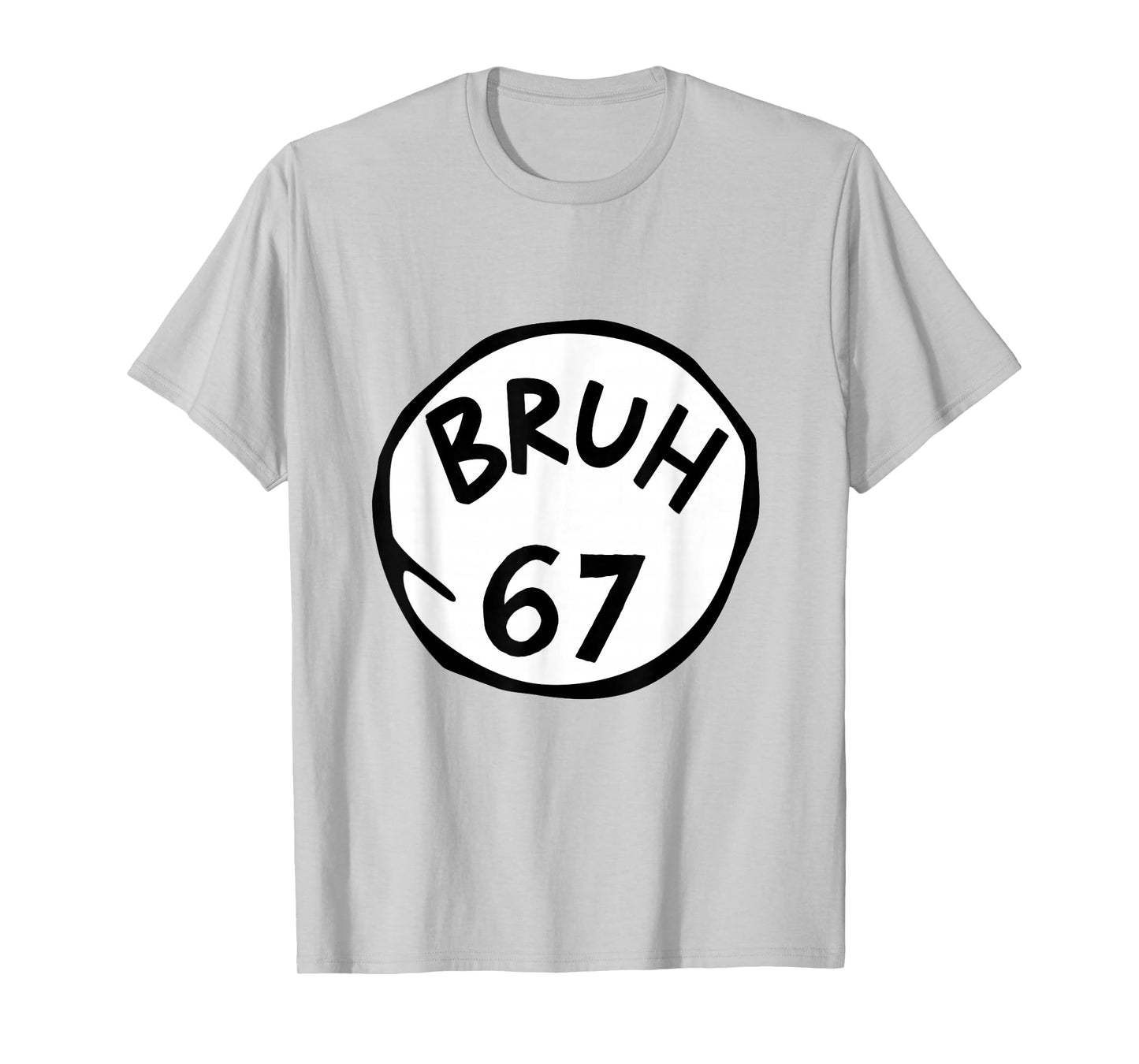 Bruh 67 Meme Funny Number 6 7 Costume Kids Bro Birthday T-Shirt