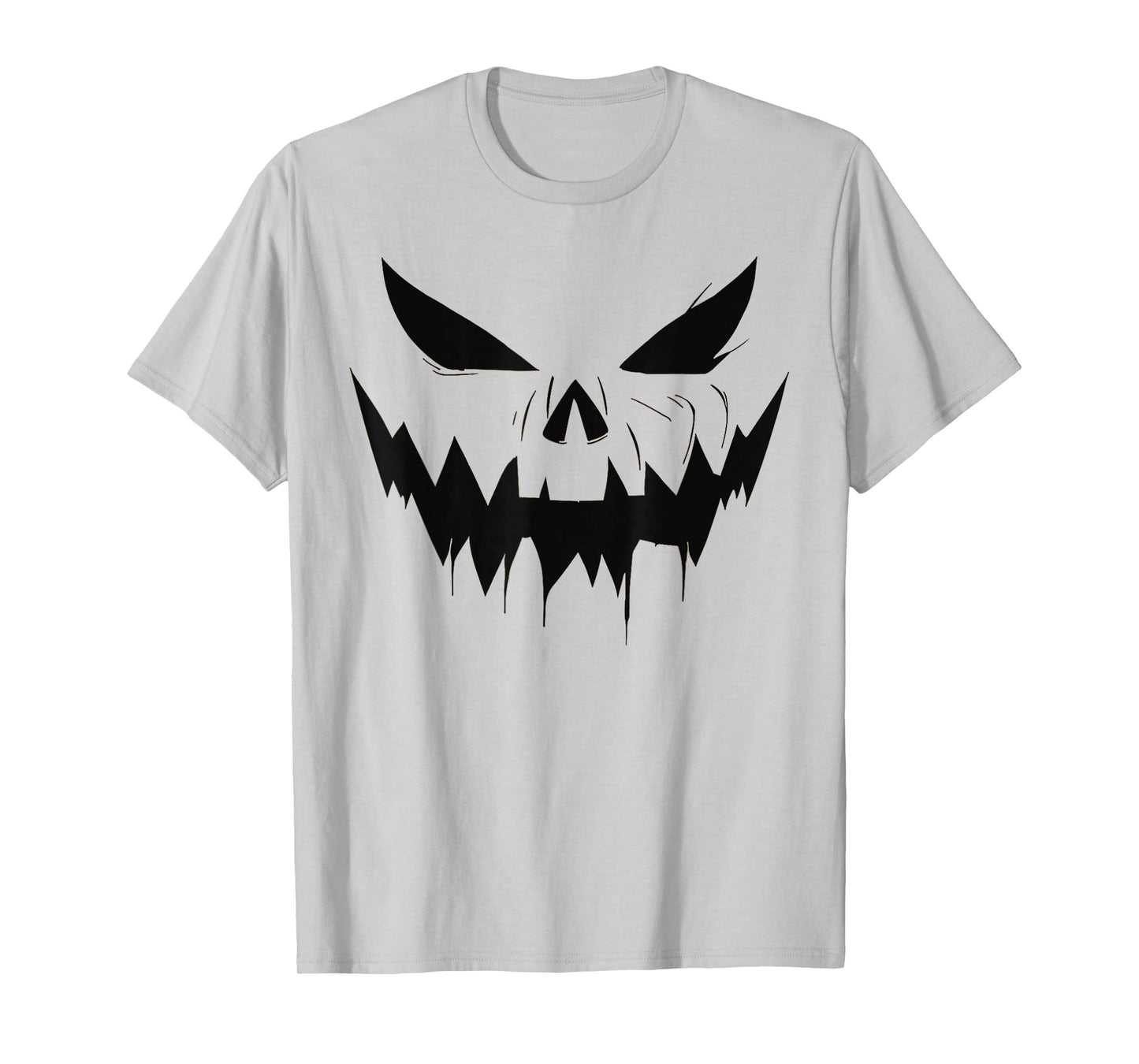 Scary Jack O Lantern Face Pumpkin Halloween Costume Men Boys T-Shirt