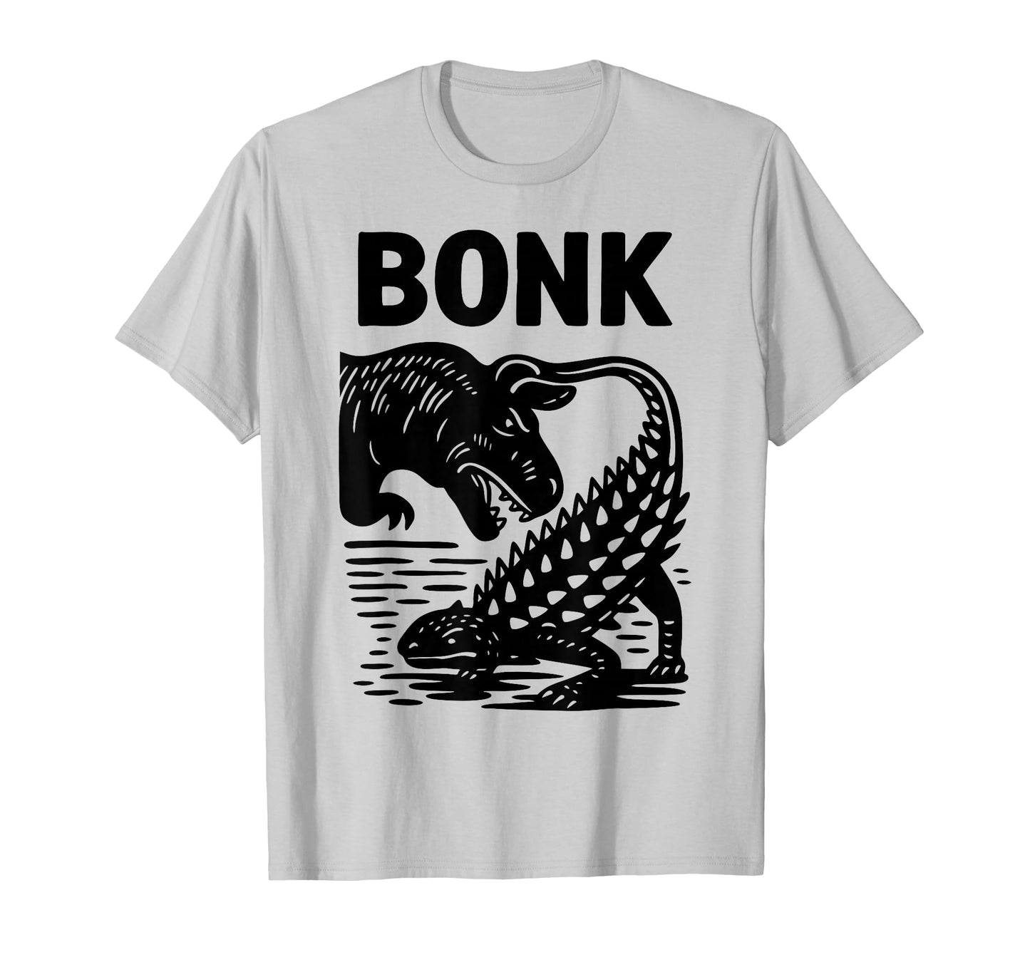 Funny Bonk Dinosaur Gift Prehistoric Humor Ankylosaurus Dino T-Shirt