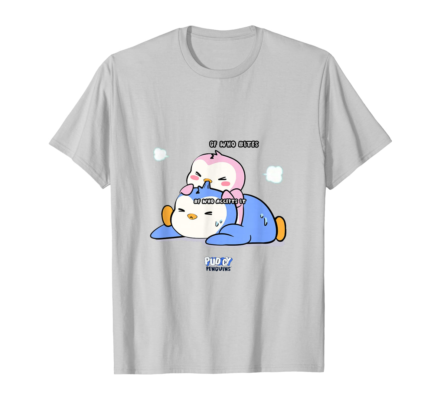 Official Pudgy Penguins Merch | GF Bite | Duo Pengu & Polly T-Shirt