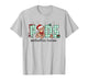 Women Pediatrics Christmas Holiday Bear PEDS Nurse PICU T-Shirt