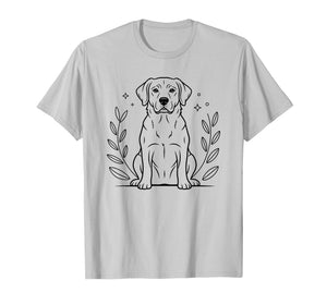 Line Art Chesapeake Bay Retriever Minimalist Chessie T-Shirt