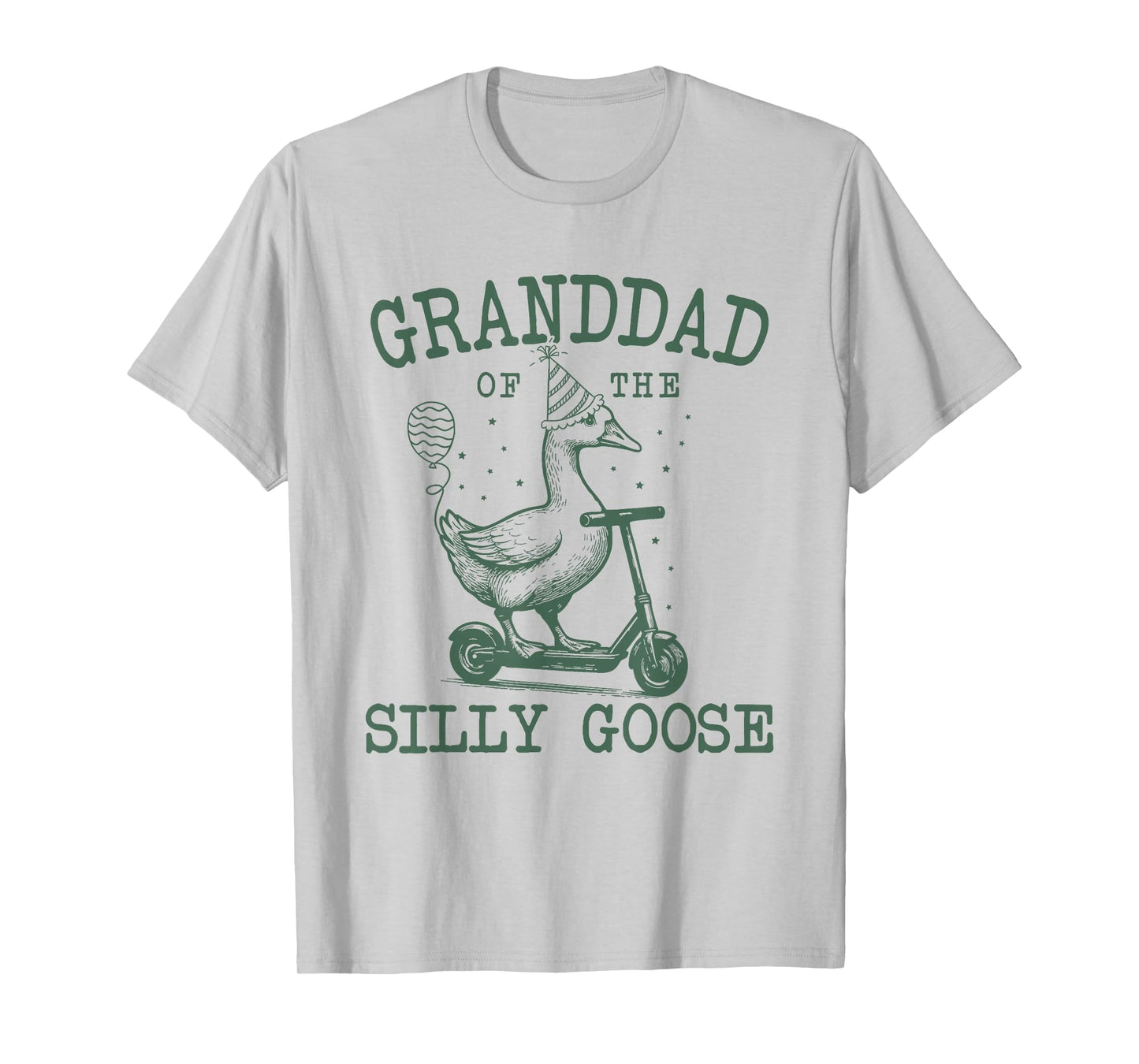 Granddad of The Silly Goose First Birthday Family Matching T-Shirt